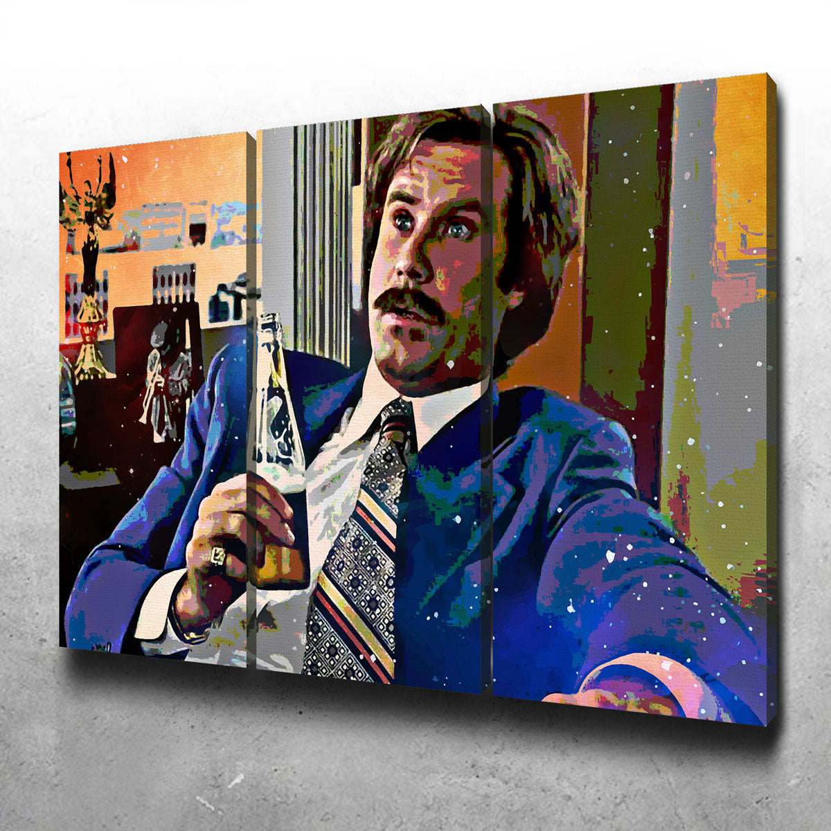 Ron Burgundy Wall Art