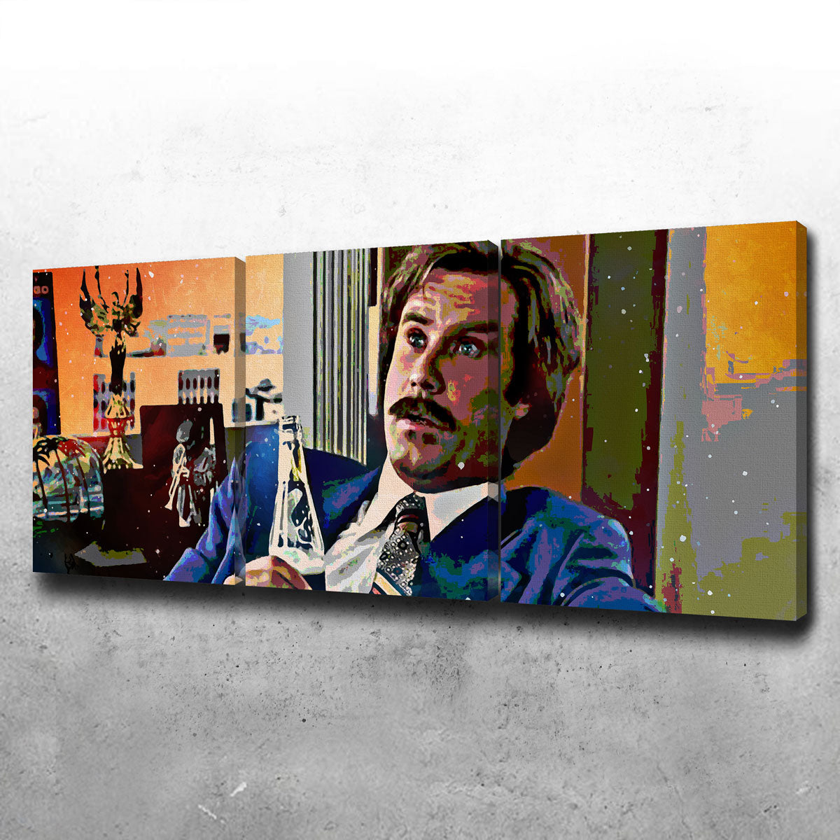 Ron Burgundy Wall Art