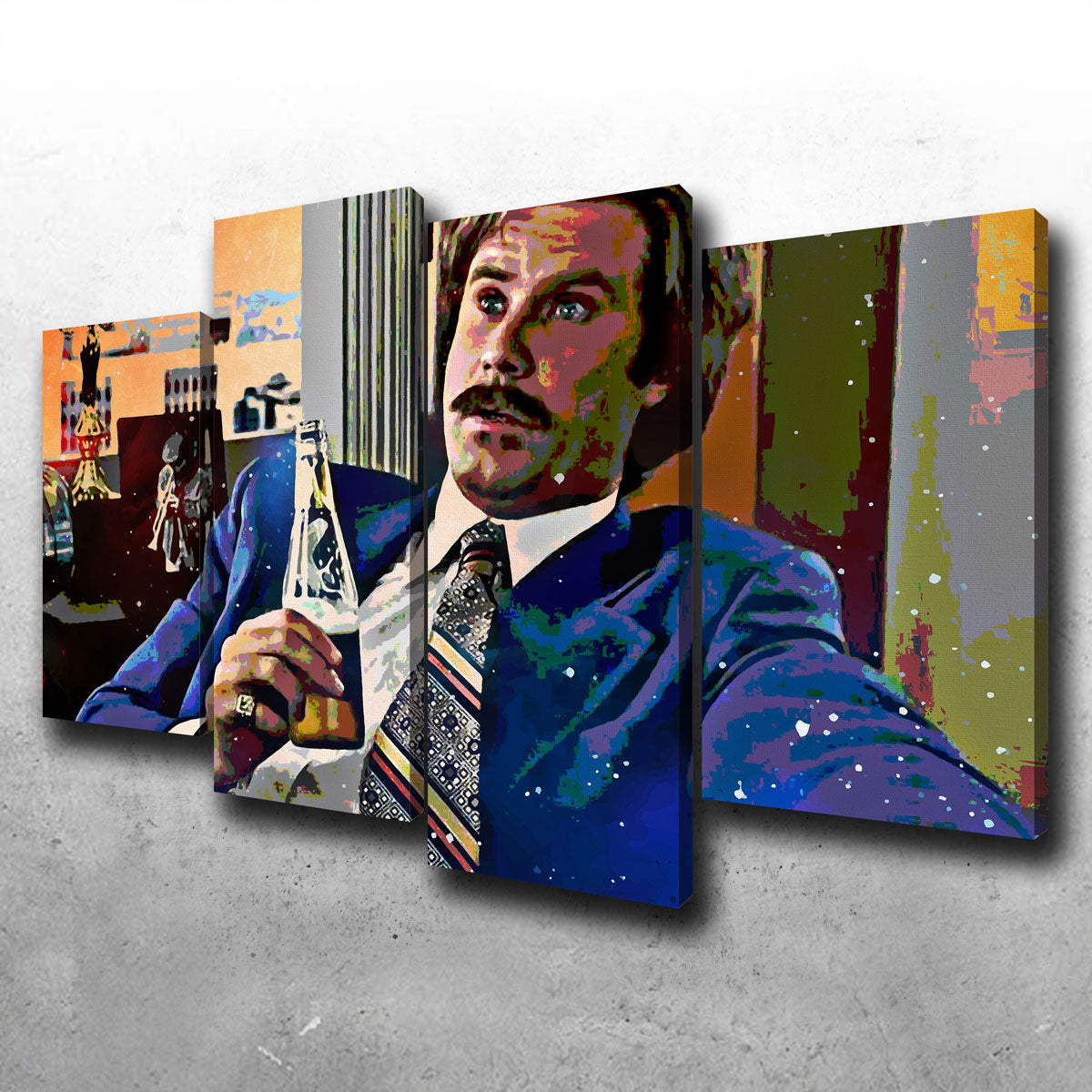 Ron Burgundy Wall Art