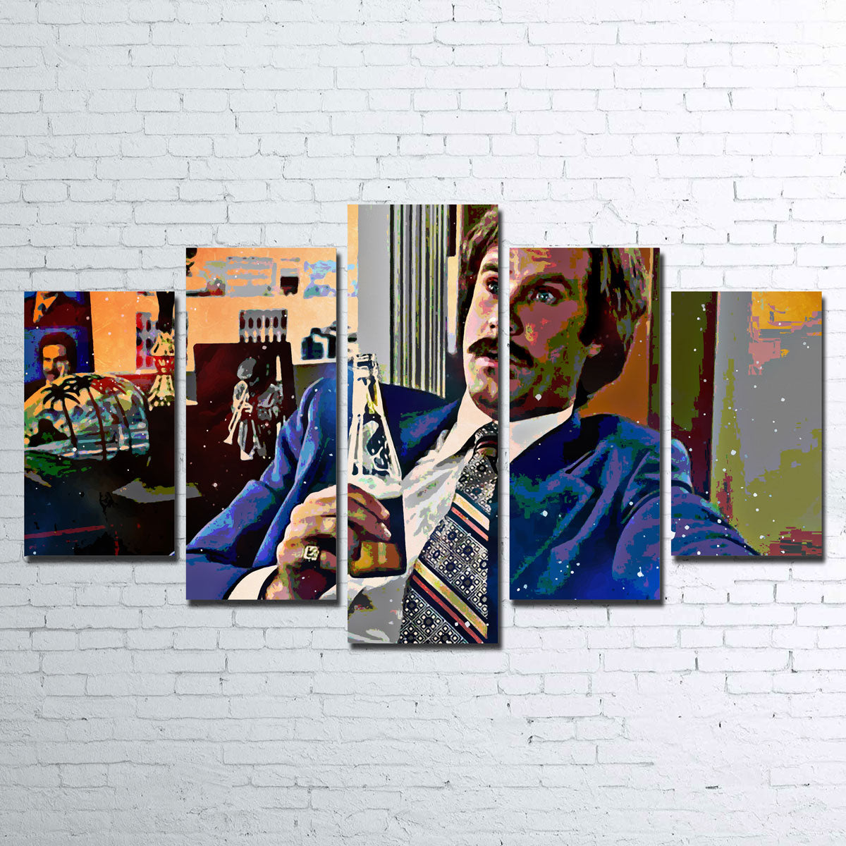 Ron Burgundy Wall Art