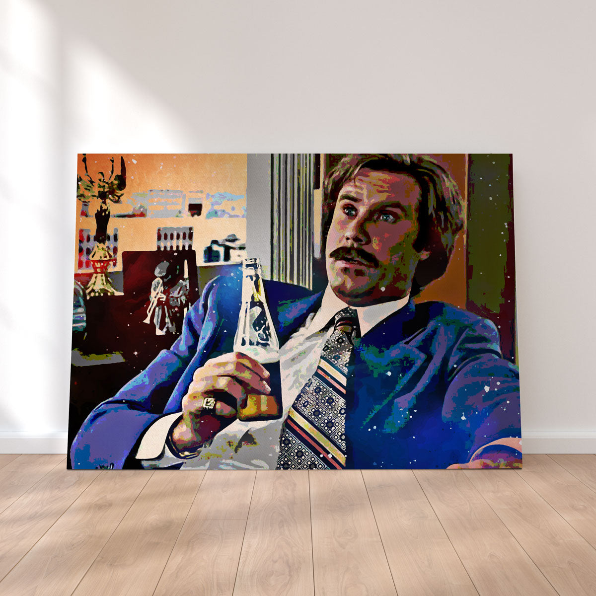 Ron Burgundy Wall Art