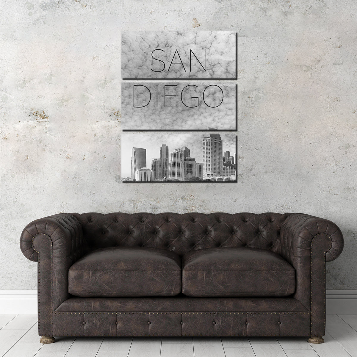 San Diego Skyline Text