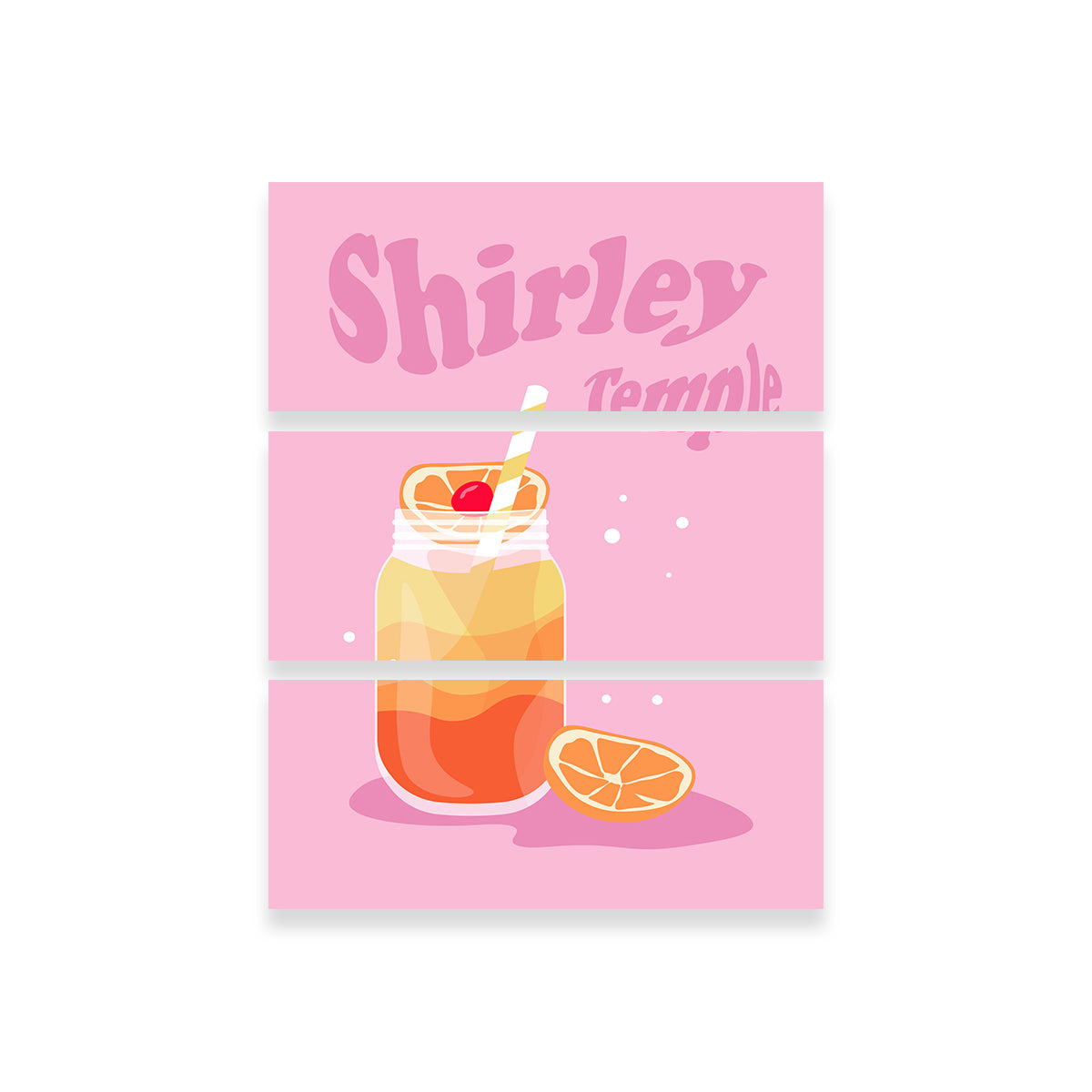 Shirley Temple Orange Wall Art