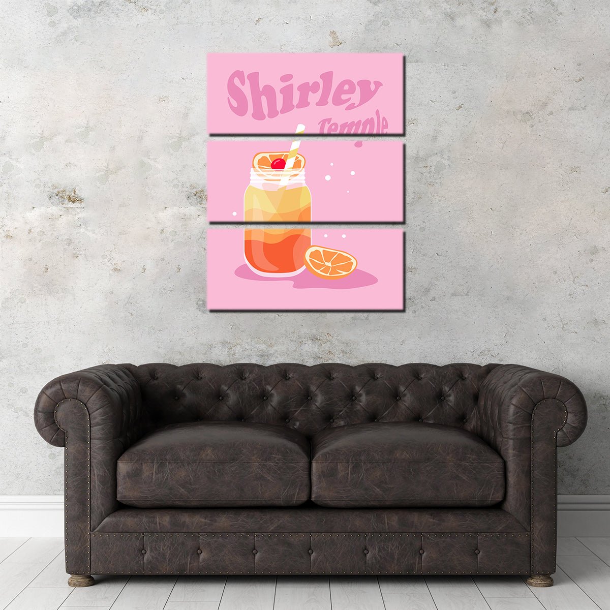 Shirley Temple Orange Wall Art