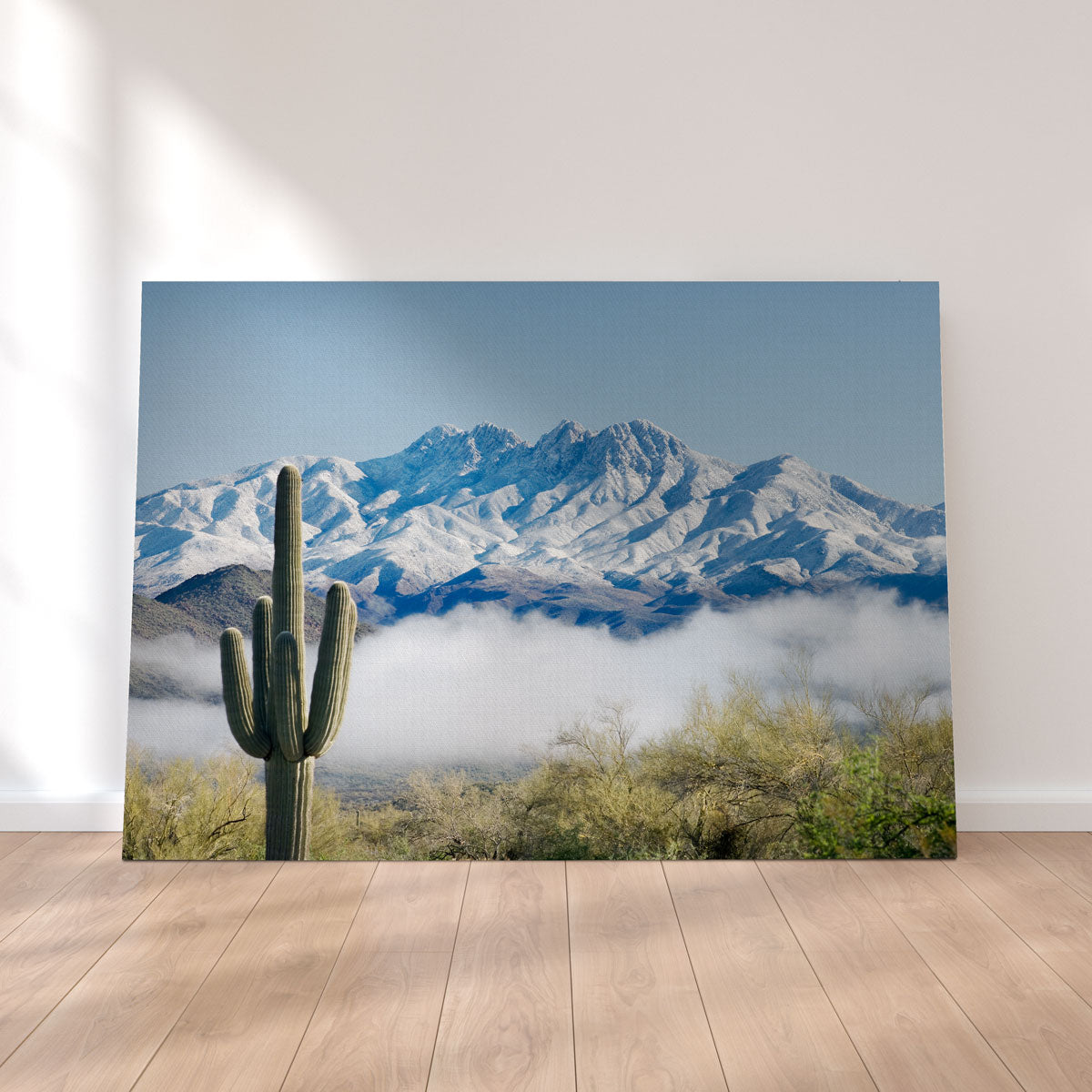 Saguaro and Four Peaks Wall Art