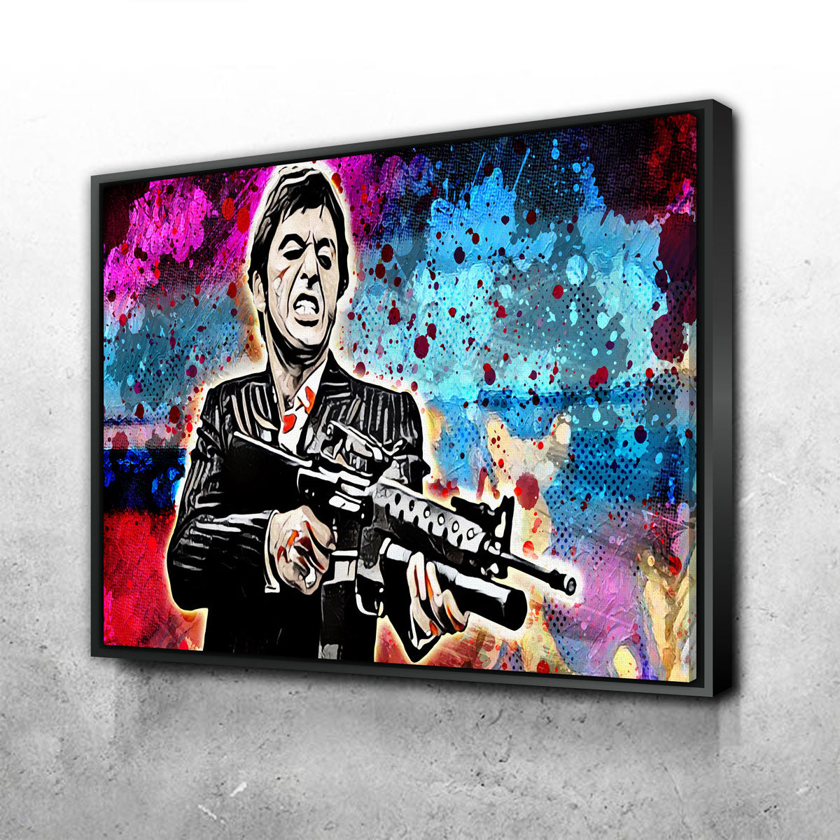 Abstract Scarface Canvas Set