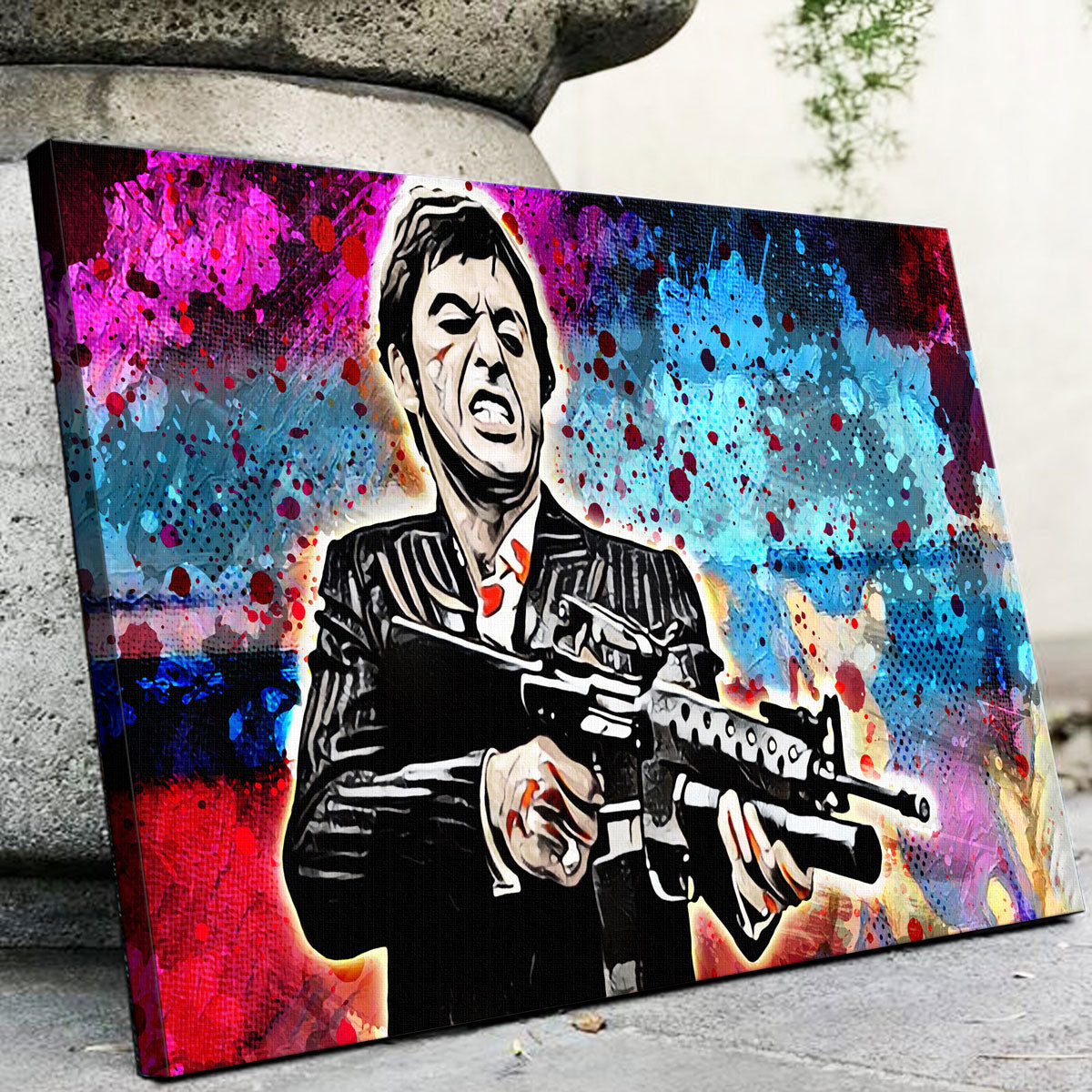 Abstract Scarface Canvas Set