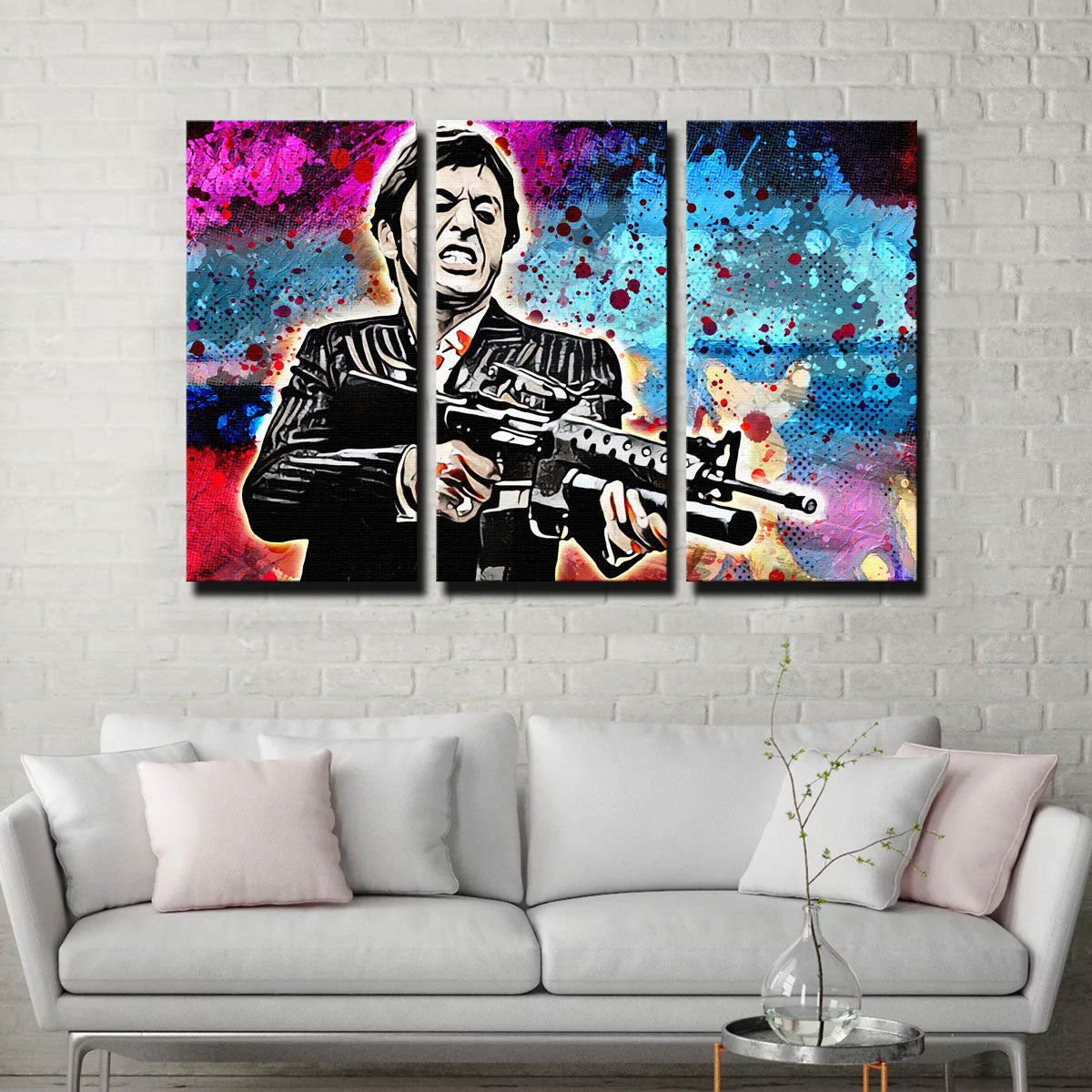 Abstract Scarface Wall Art