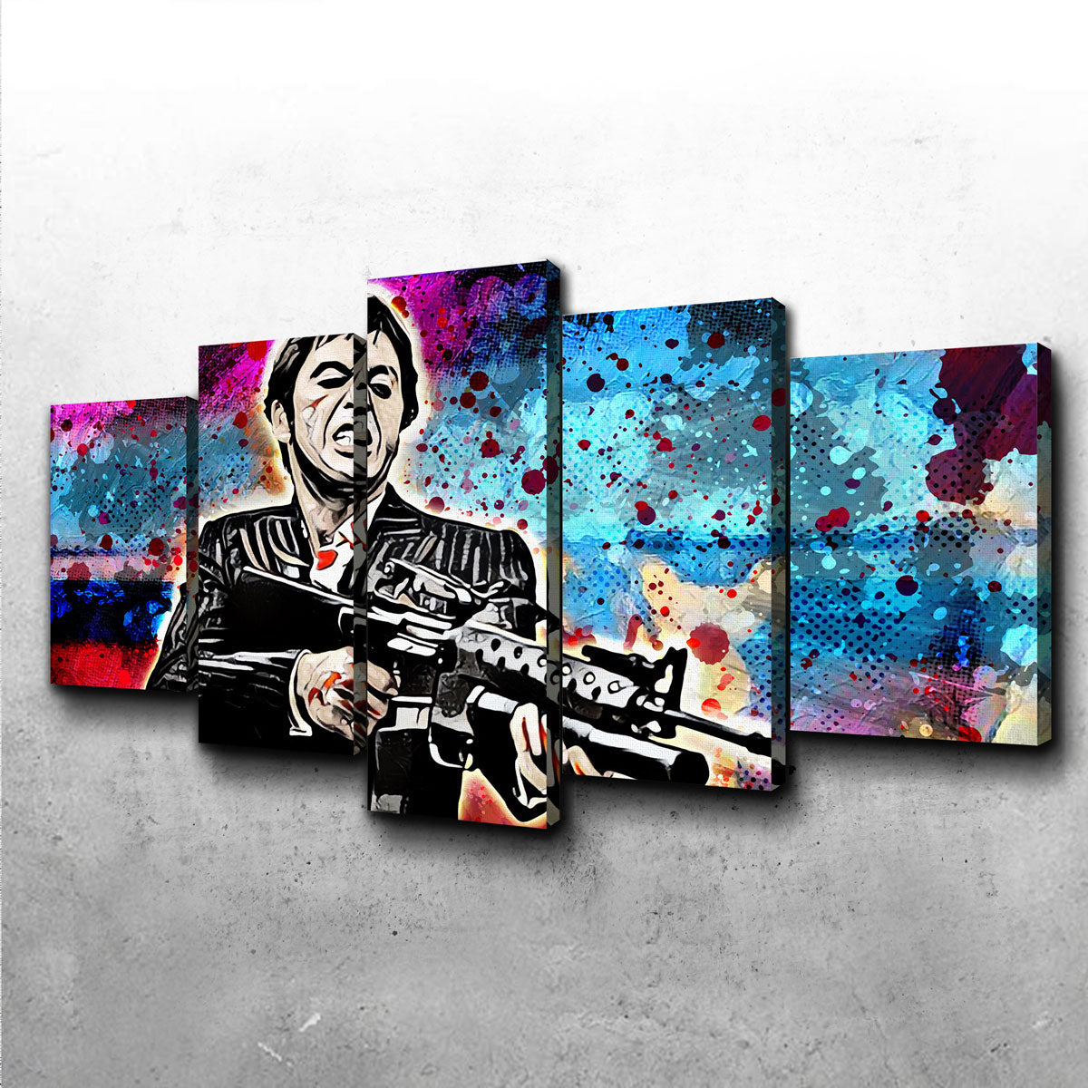 Abstract Scarface Wall Art
