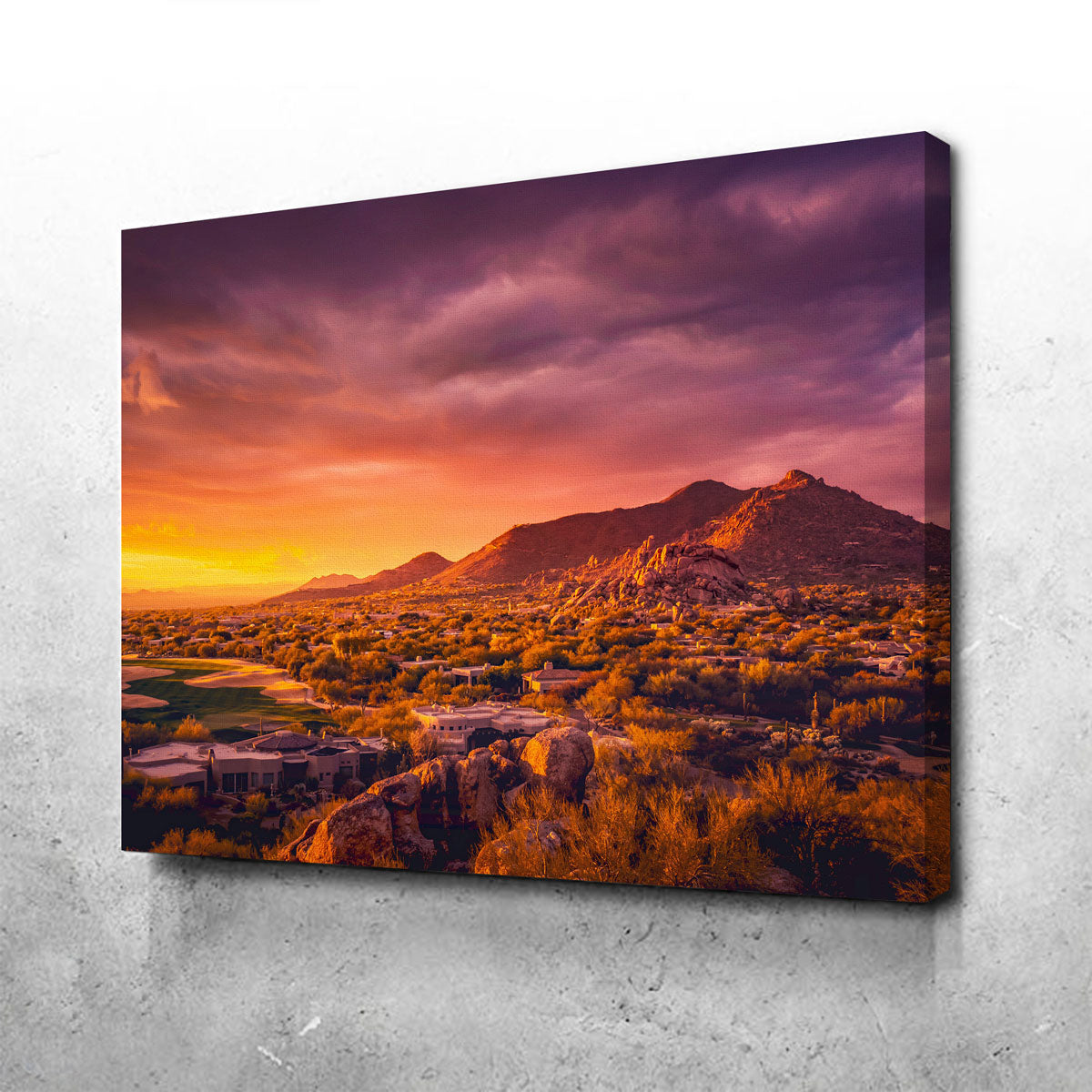 Scottsdale Desert Sunset Wall Art