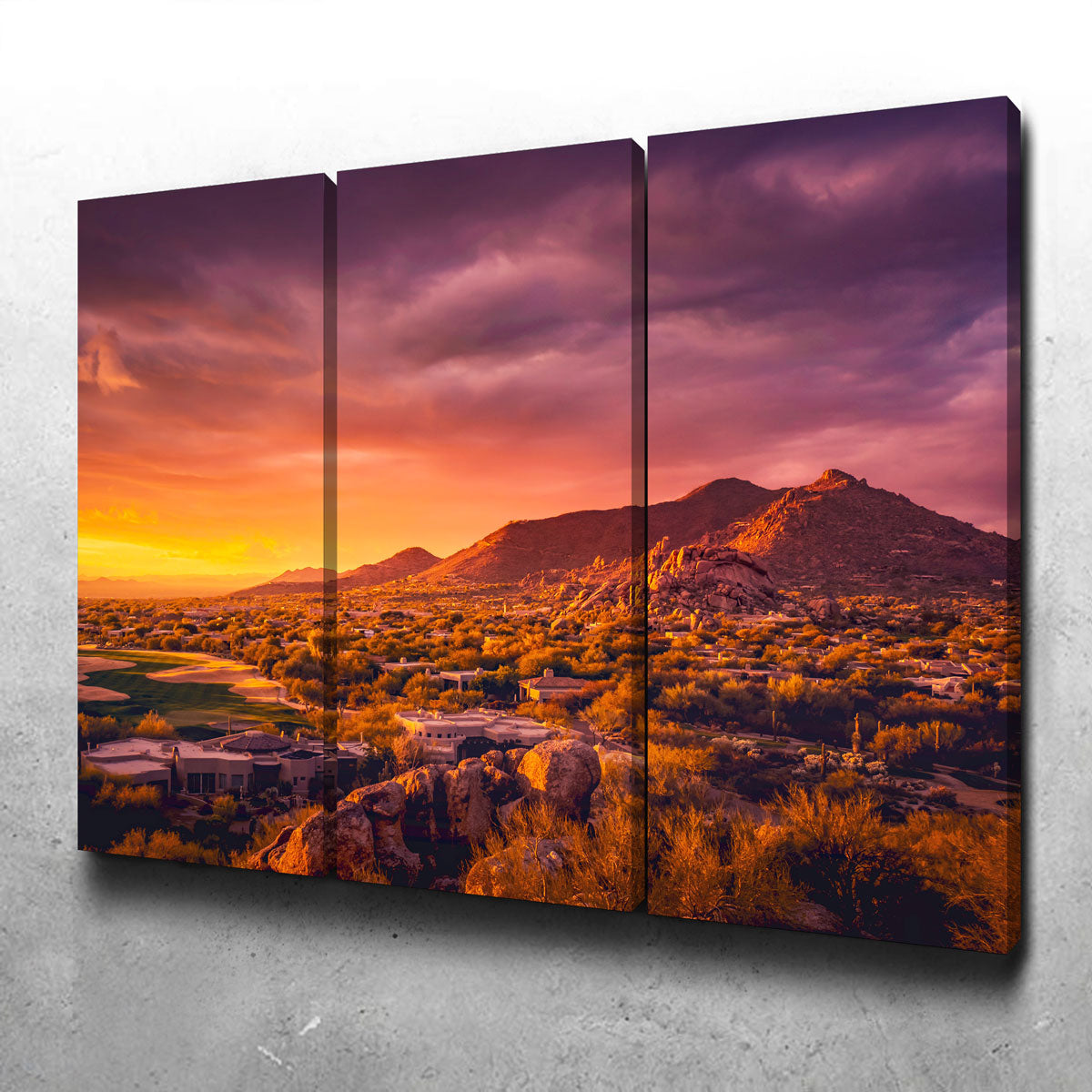 Scottsdale Desert Sunset Wall Art
