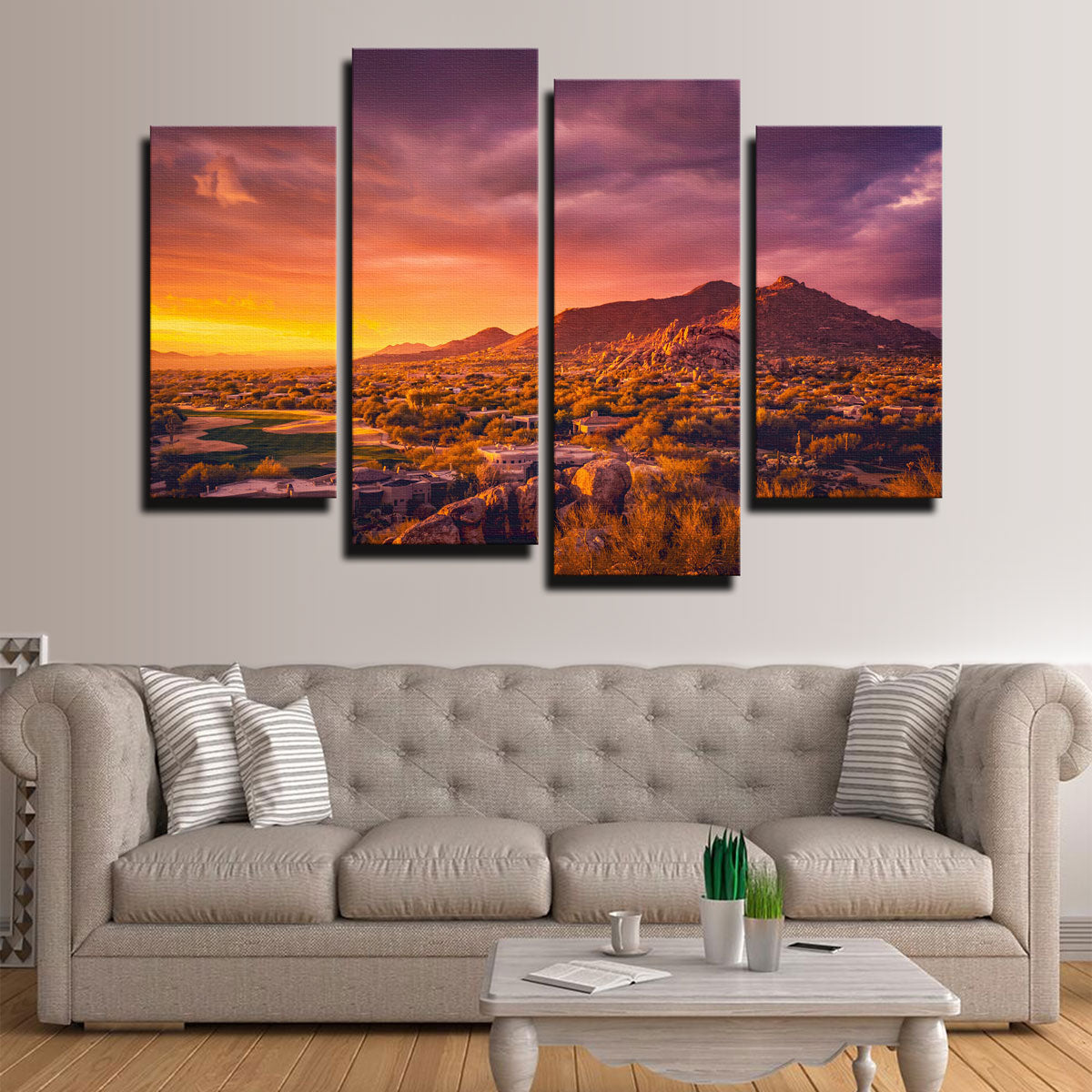 Scottsdale Desert Sunset Wall Art
