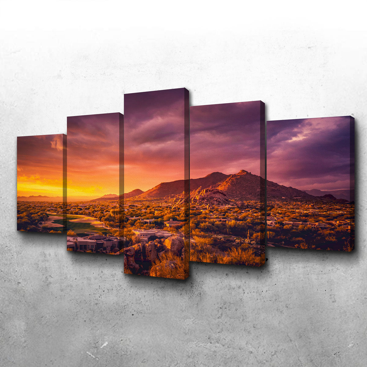 Scottsdale Desert Sunset Wall Art