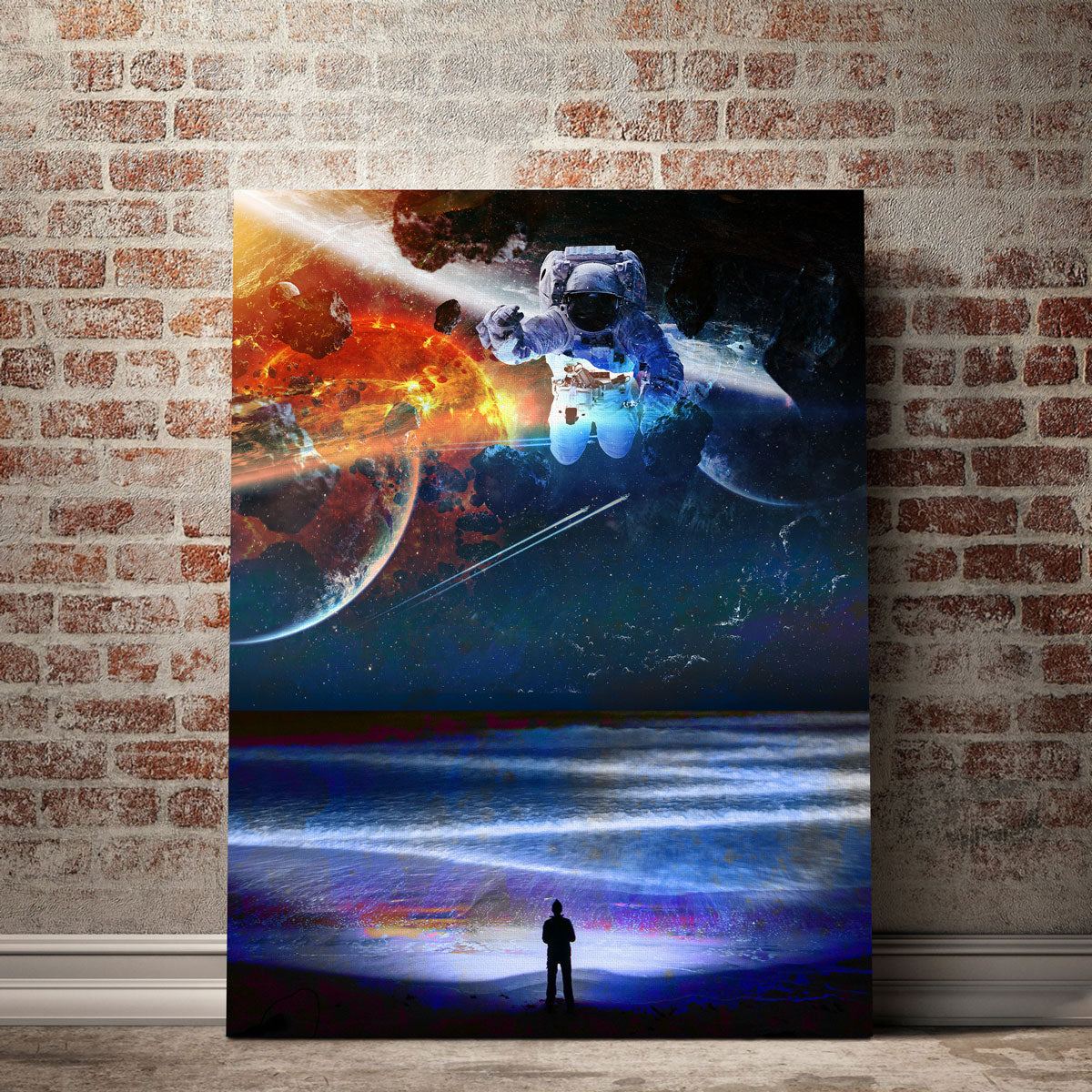 Sea and Space Canvas Set
