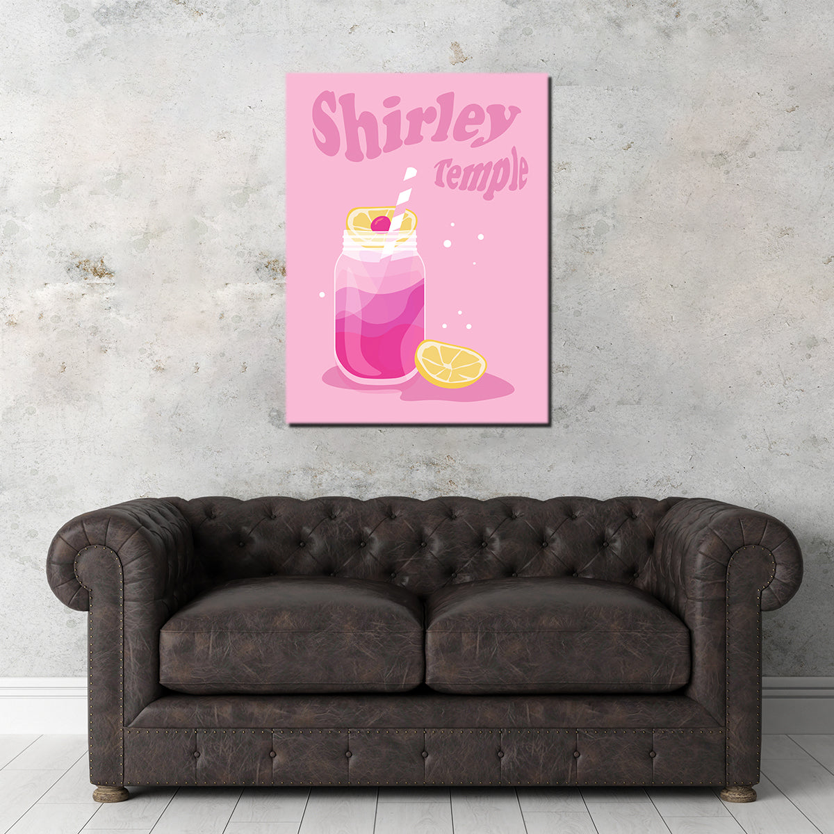 Shirley Temple Pink Wall Art