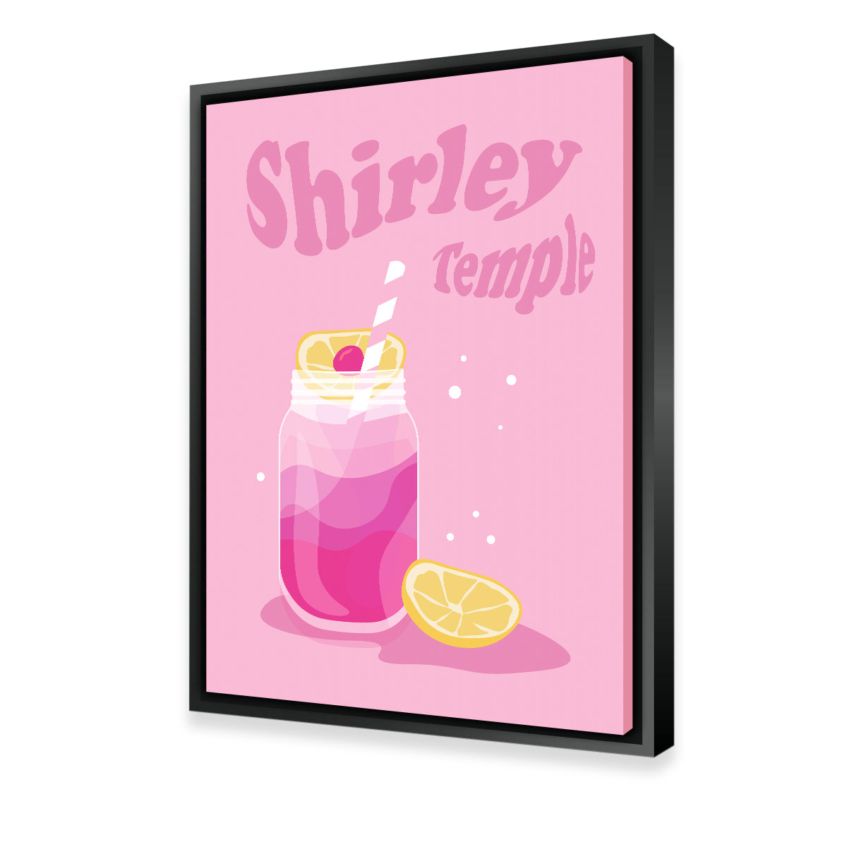 Shirley Temple Pink Wall Art