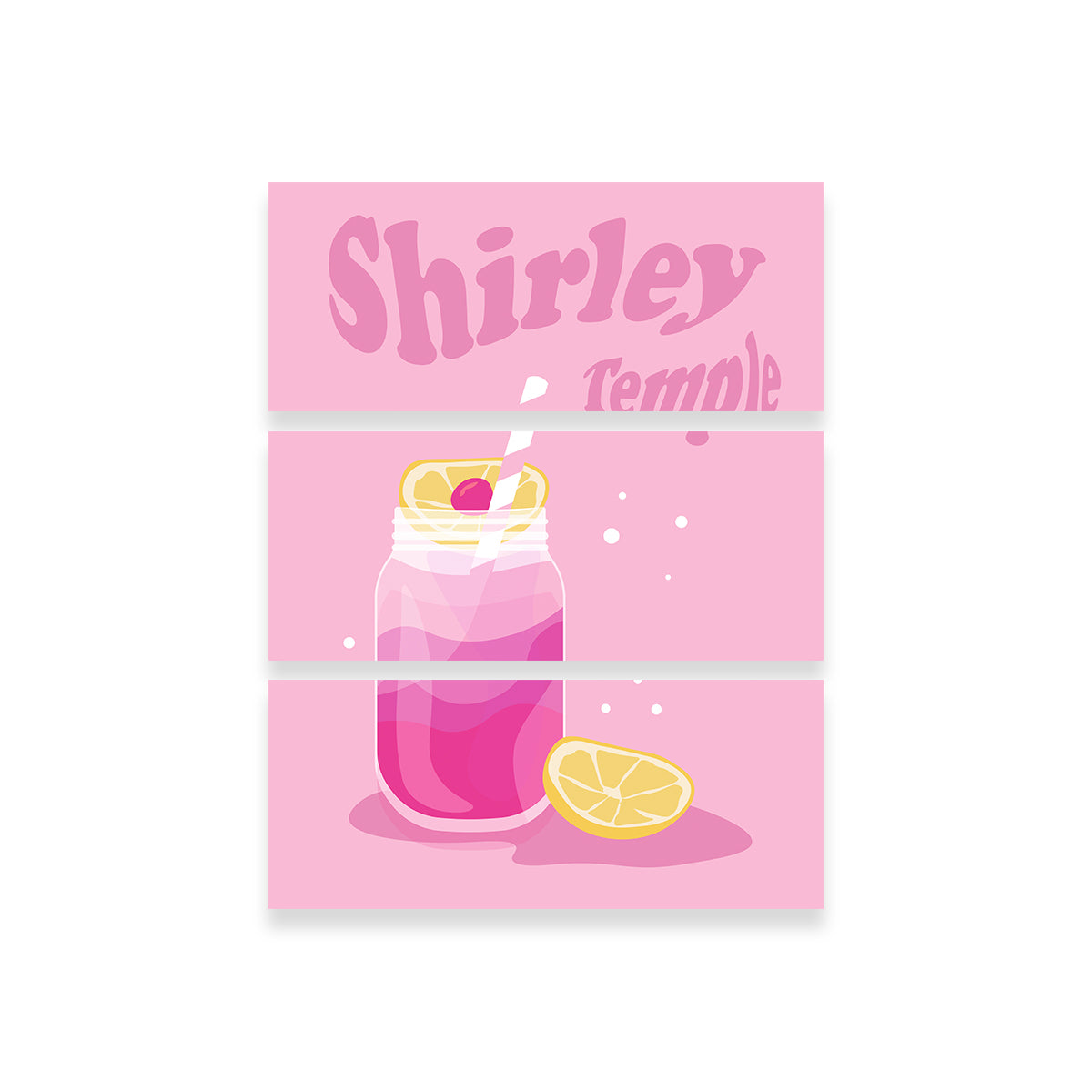 Shirley Temple Pink Wall Art