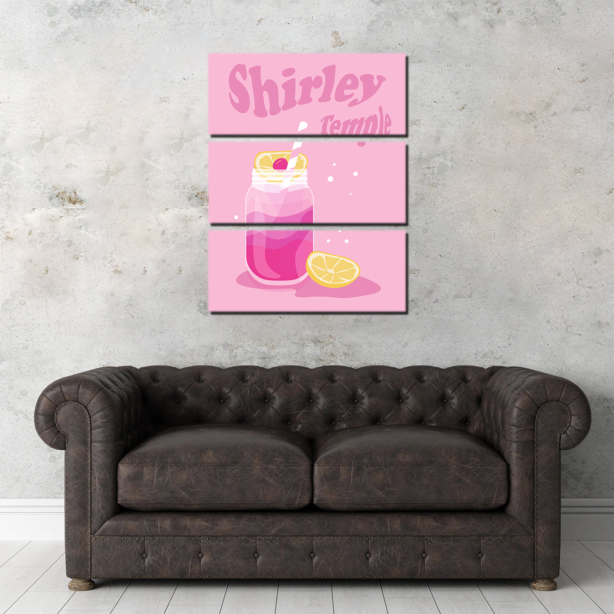 Shirley Temple Pink Wall Art
