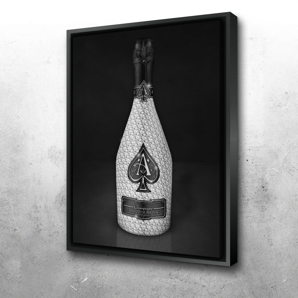 Silver Ace Bottle Wall Art