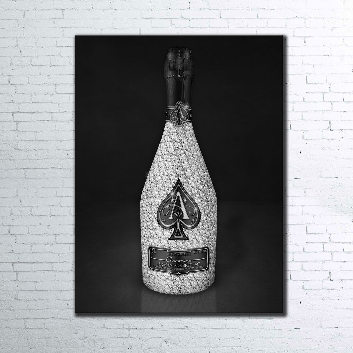 Silver Ace Bottle Wall Art