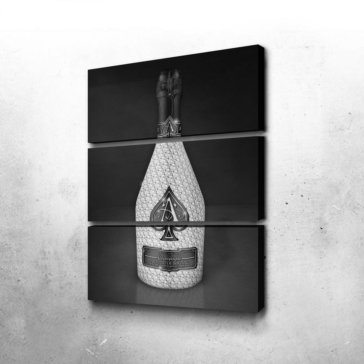 Silver Ace Bottle Wall Art
