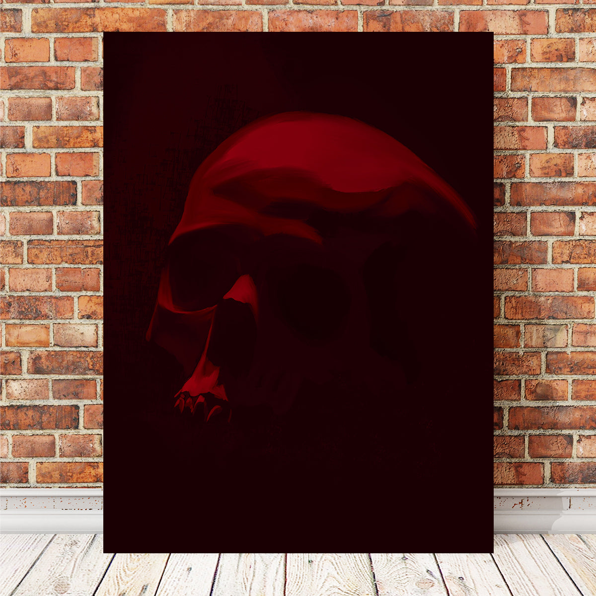 Skull Dark Red