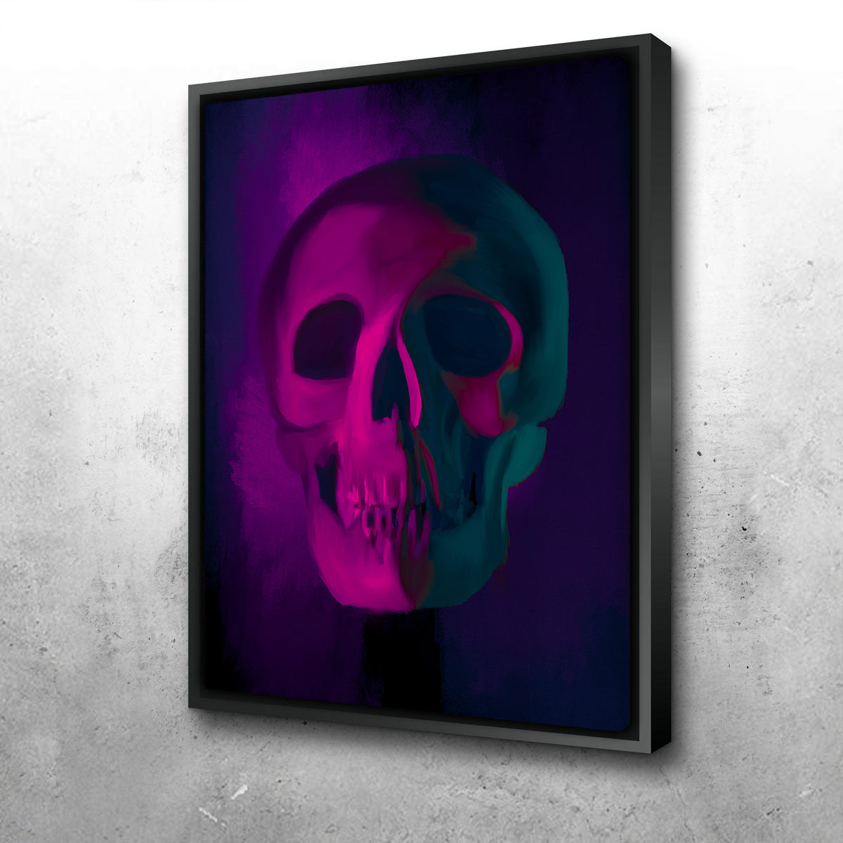 Skull Purple Shade Wall Art