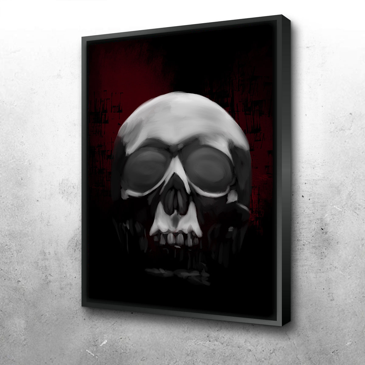Skull White Wall Art