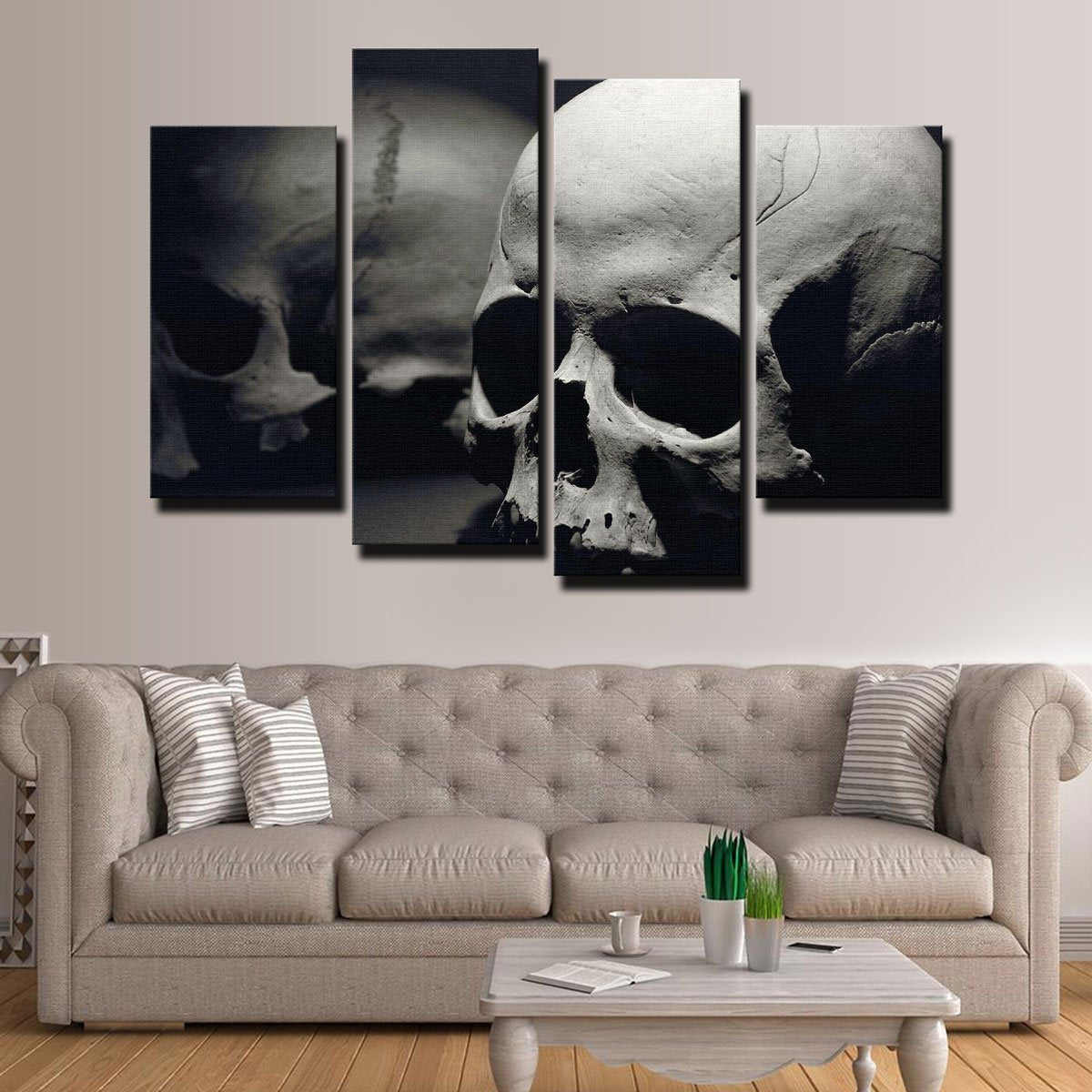 Skulls Canvas Set