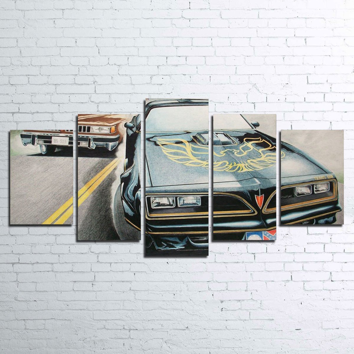 Smokey and the Bandit 5 Piece Wall Art
