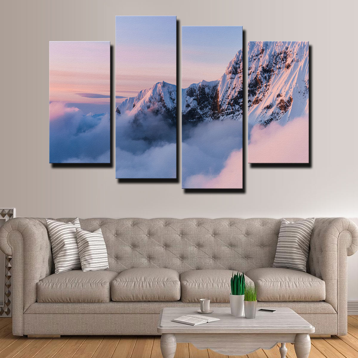 Snowy Peaks Wall Art