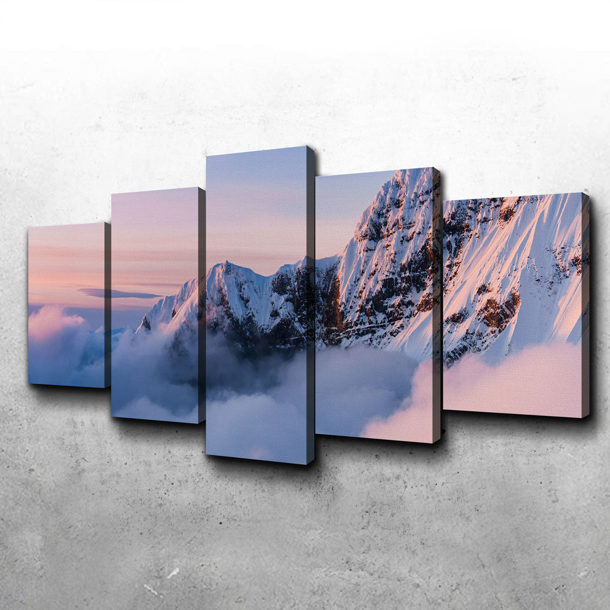 Snowy Peaks Wall Art