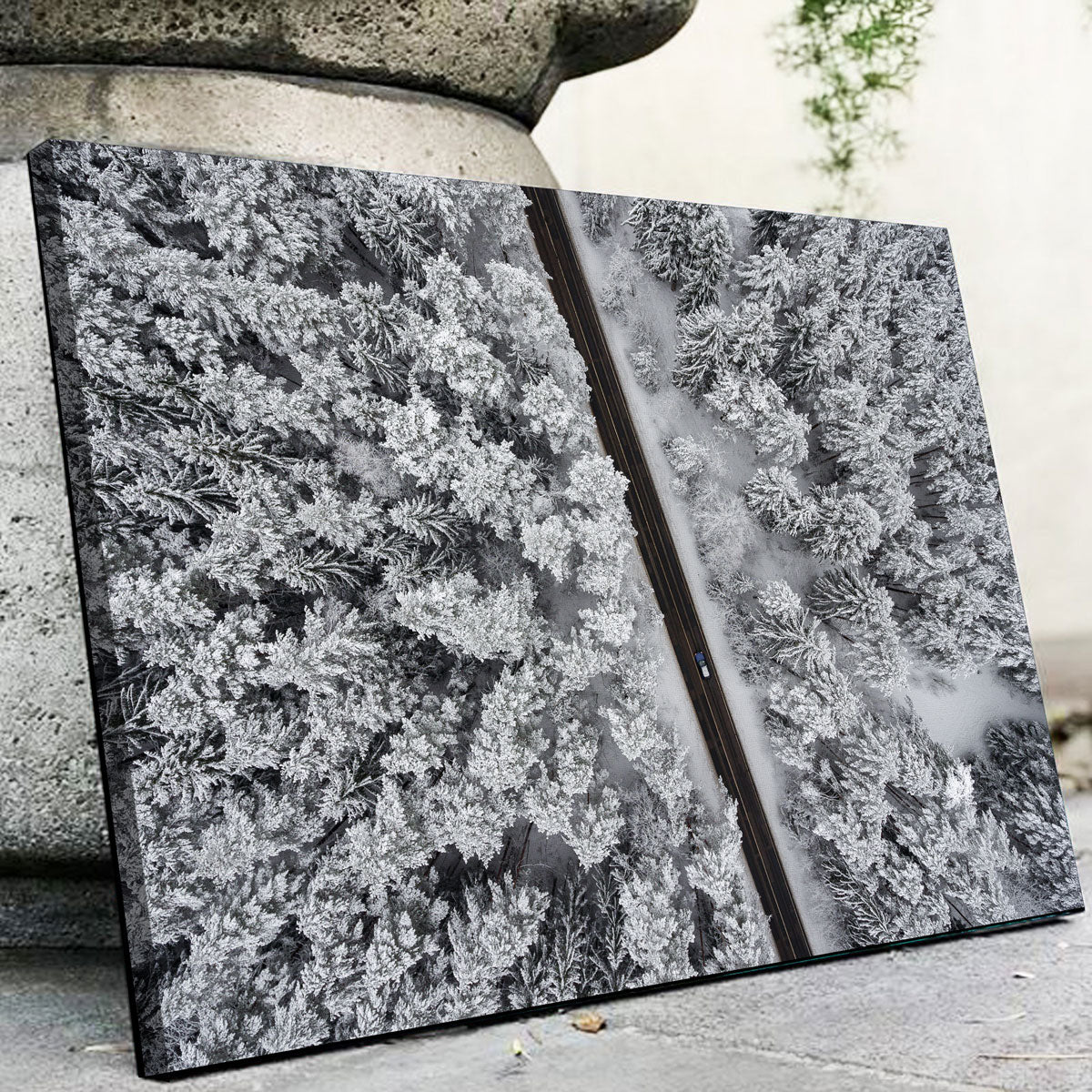Snowy Road Wall Art