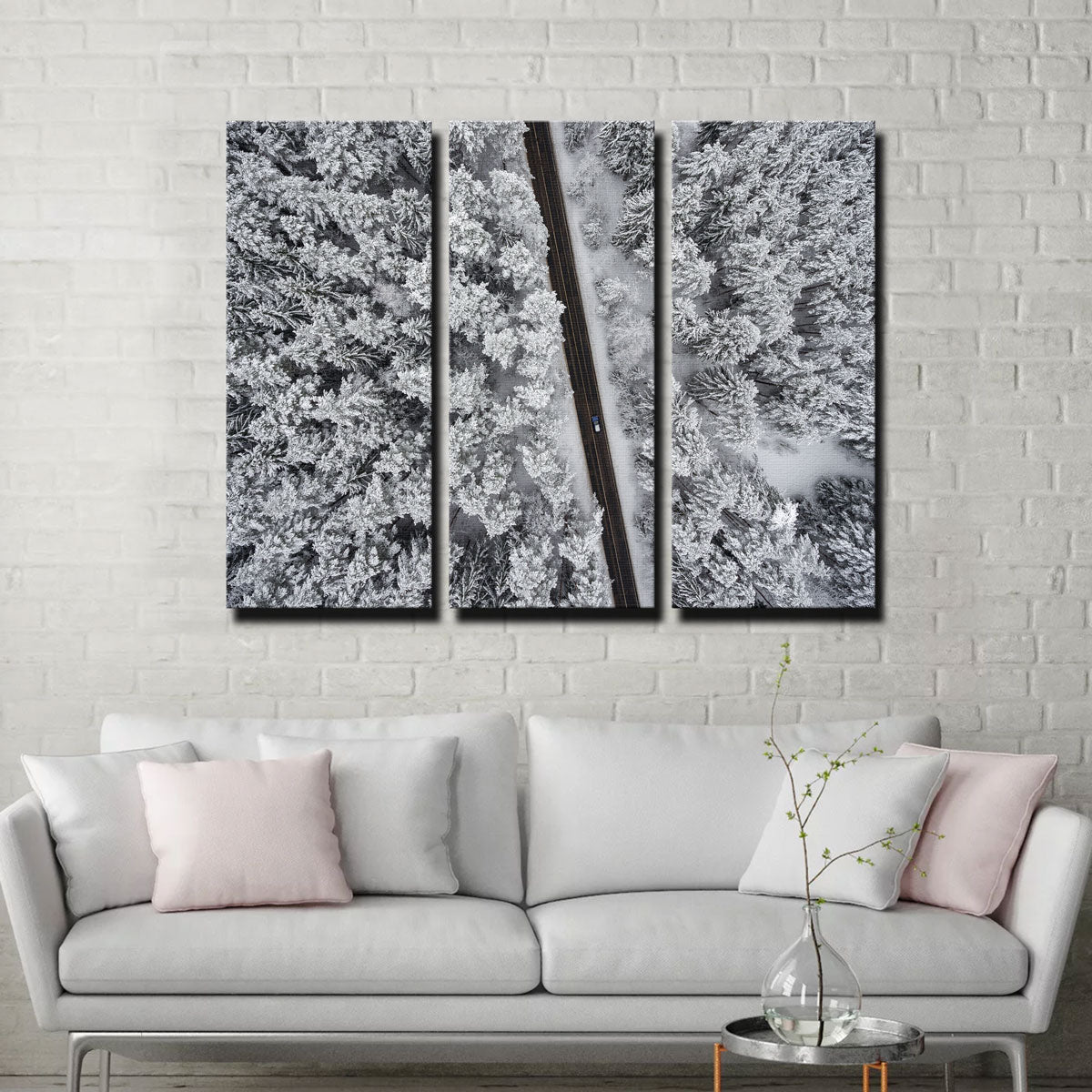 Snowy Road Wall Art