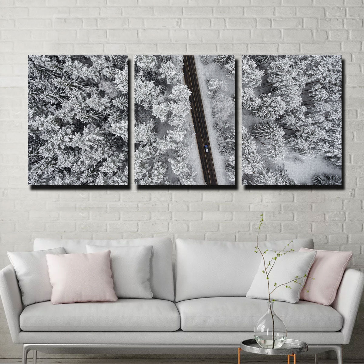 Snowy Road Wall Art