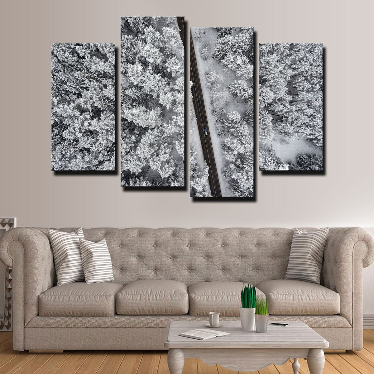 Snowy Road Wall Art