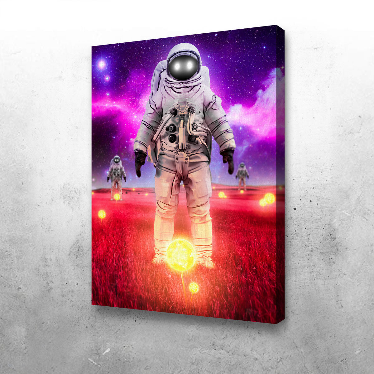 Space Sunflowers Wall Art