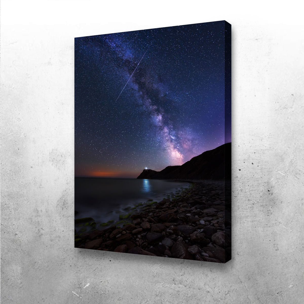 Space Lighthouse Wall Art