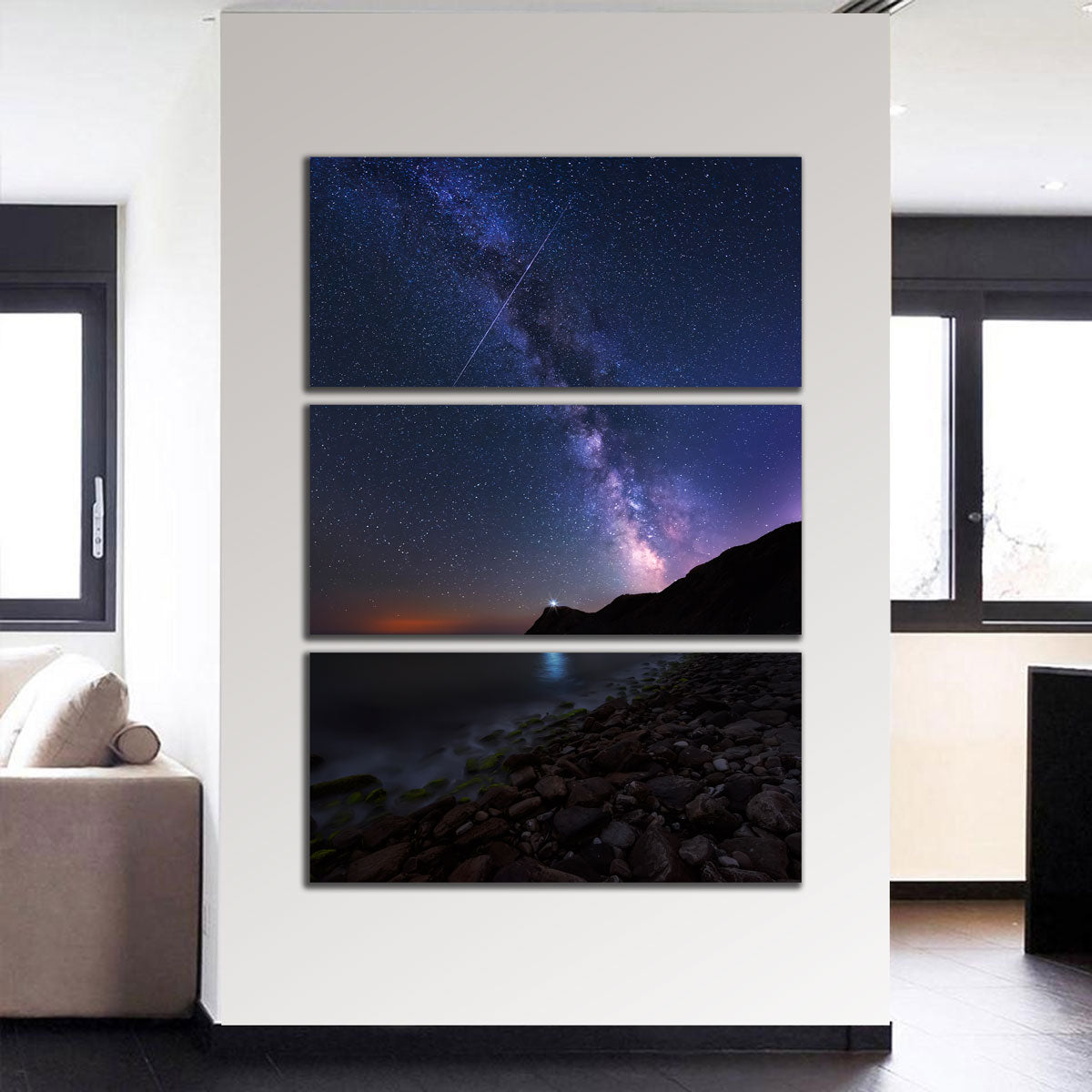 Space Lighthouse Wall Art