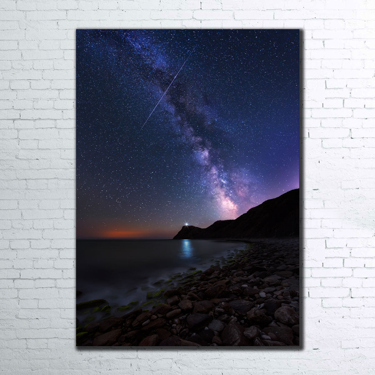 Space Lighthouse Wall Art