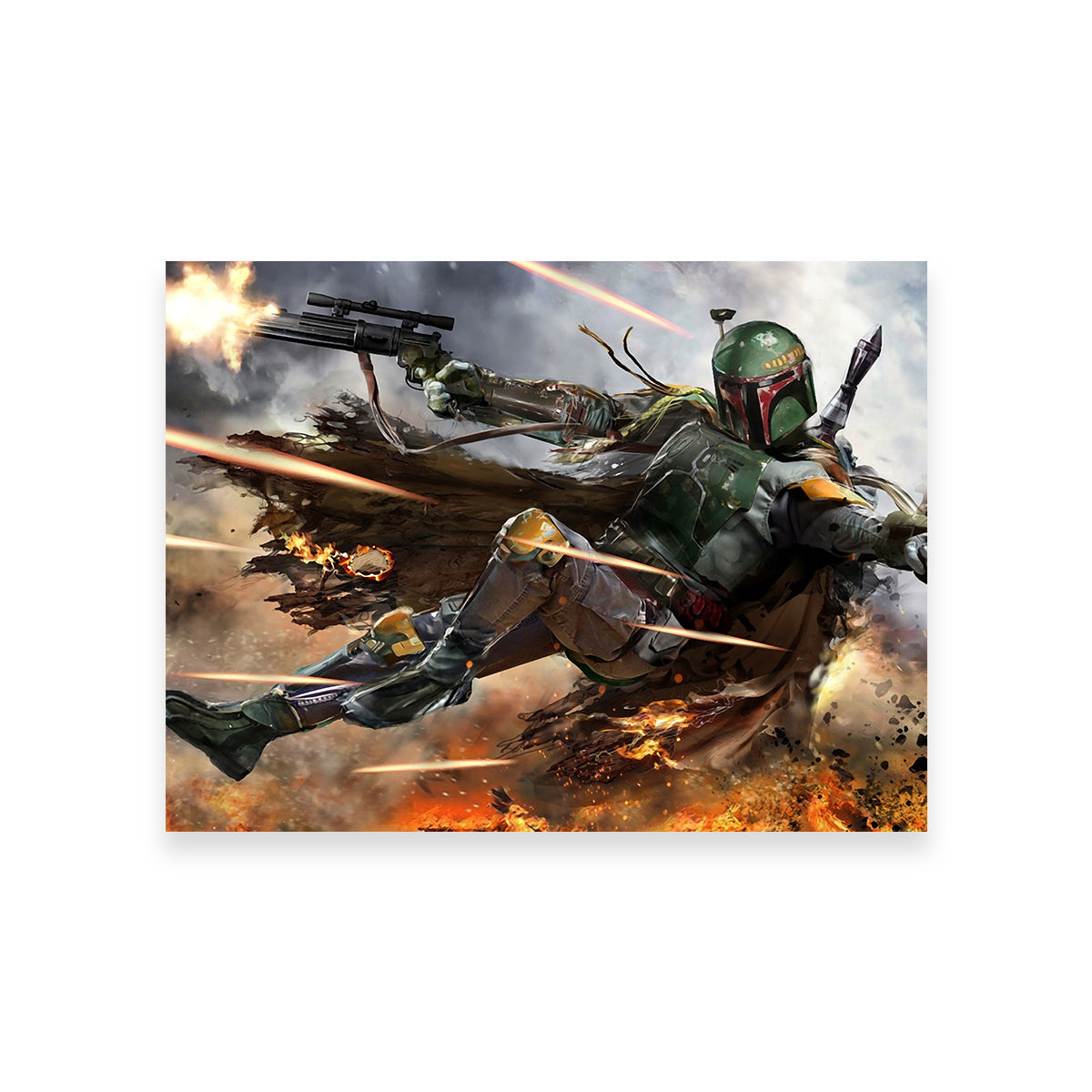Boba Fett Wall Art