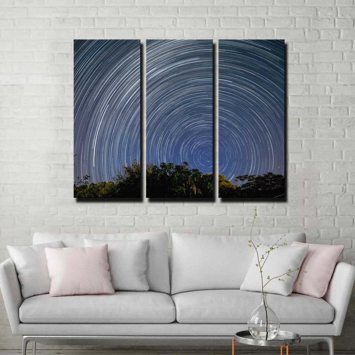 Startrail Polo Sul Celeste Wall Art