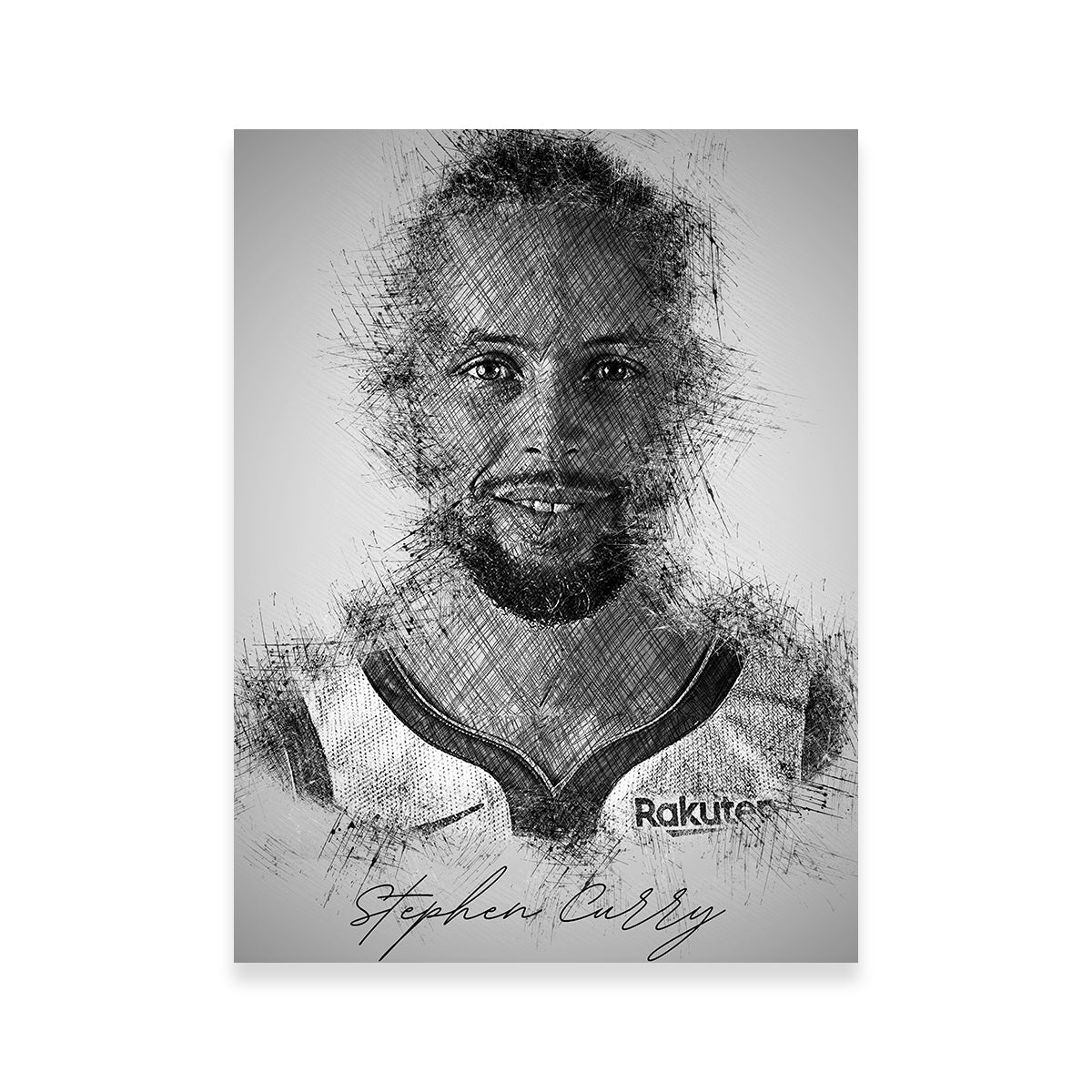 Sketch Stephen Curry - Steph Curry - Posters and Art Prints | TeePublic