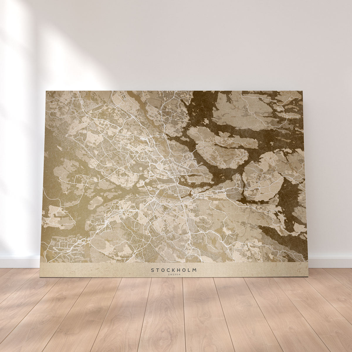 Stockholm Map Wall Art