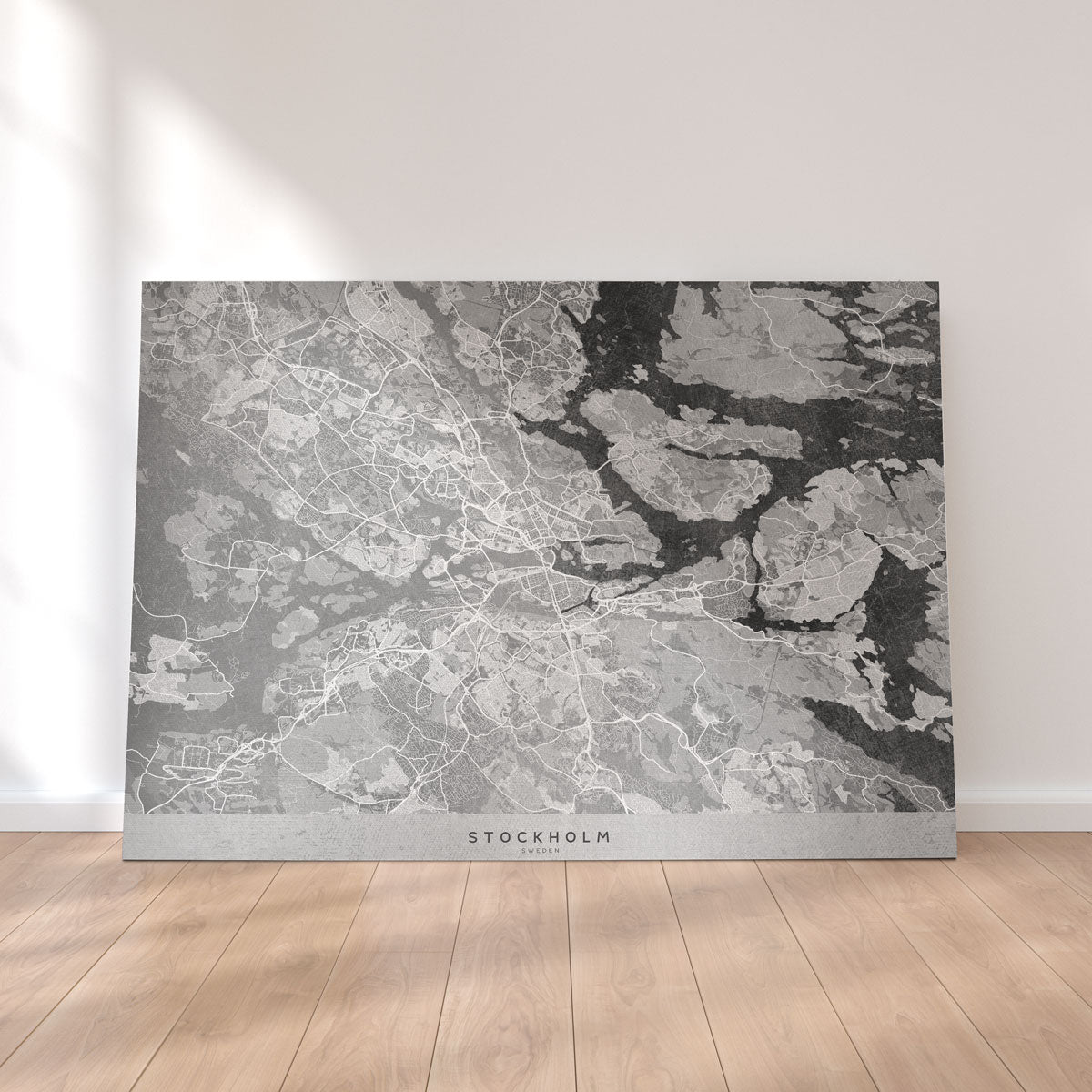 Stockholm Map 2 Wall Art
