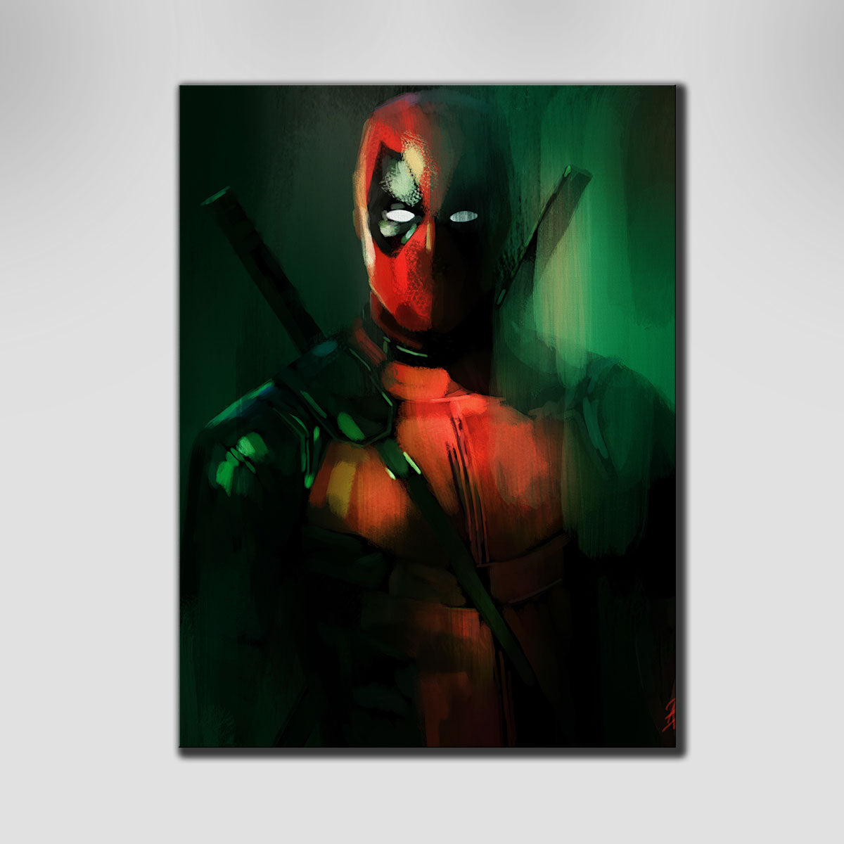 Streaks of Deadpool Wall Art