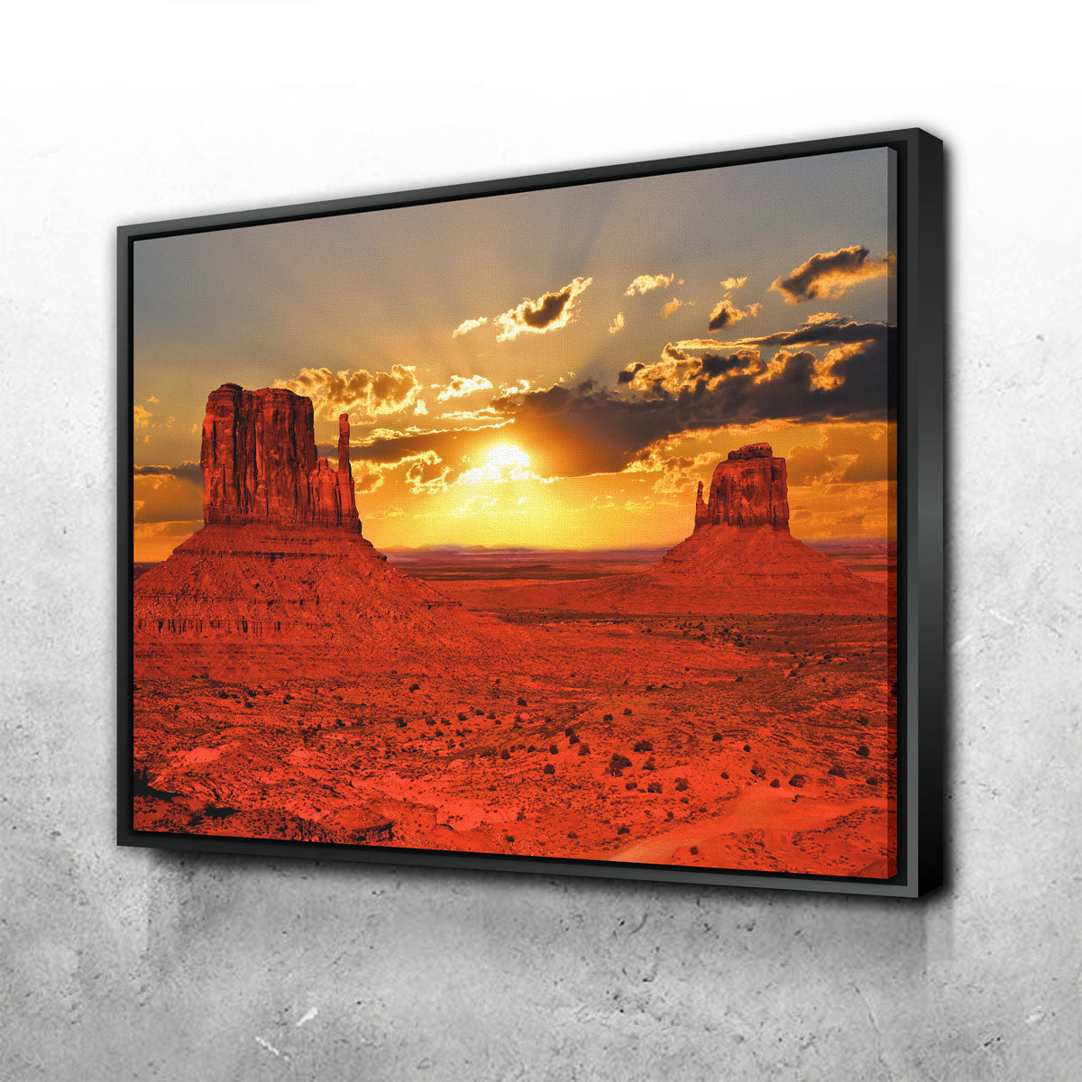 Sunrise Monument Valley Wall Art