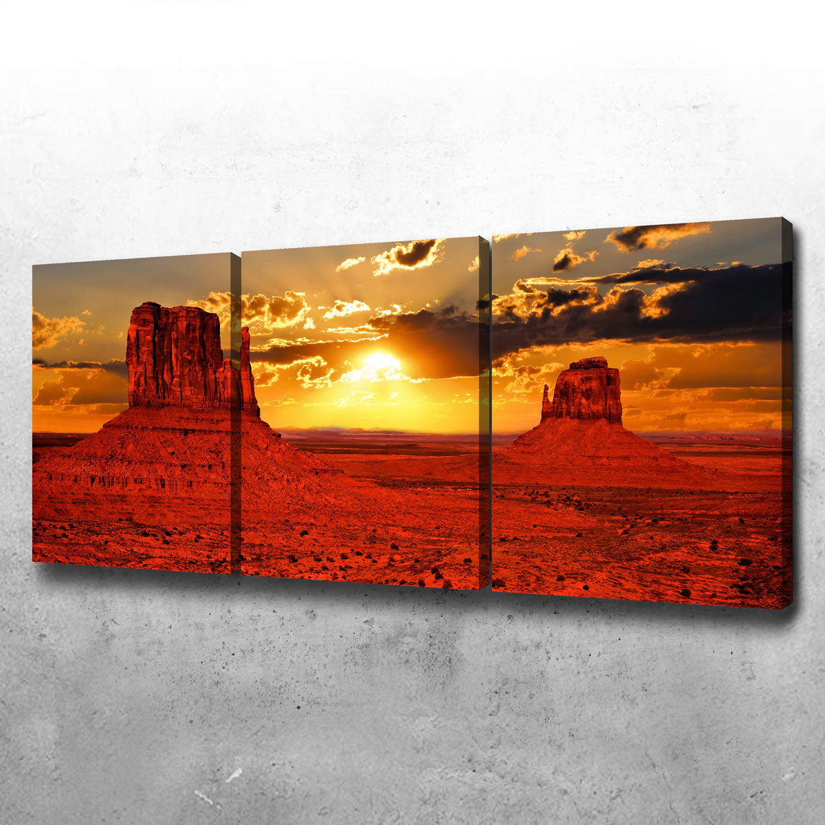 Sunrise Monument Valley Wall Art