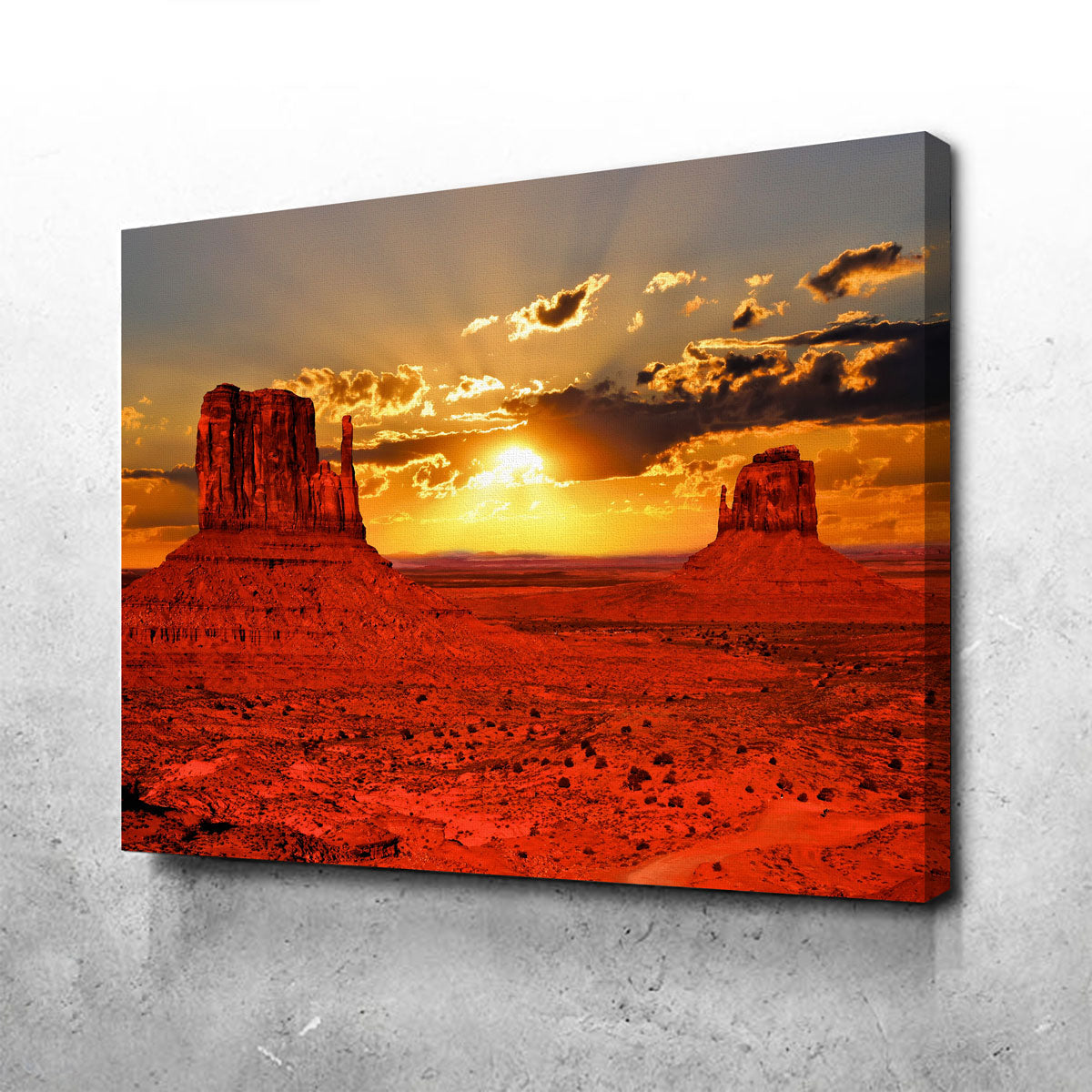 Sunrise Monument Valley Wall Art