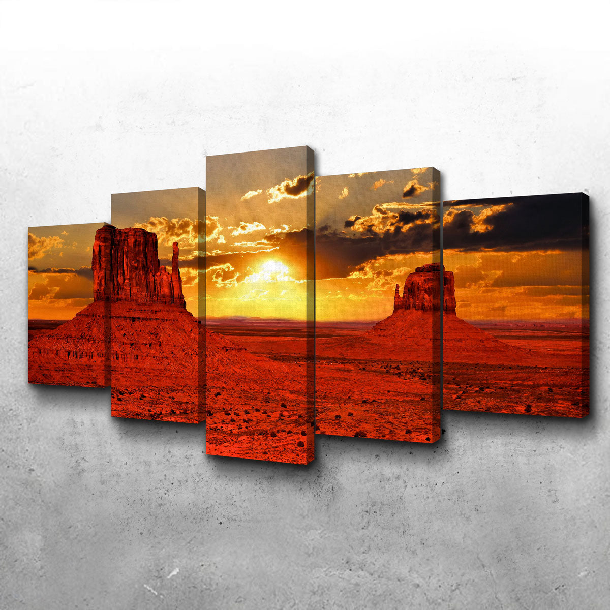 Sunrise Monument Valley Wall Art